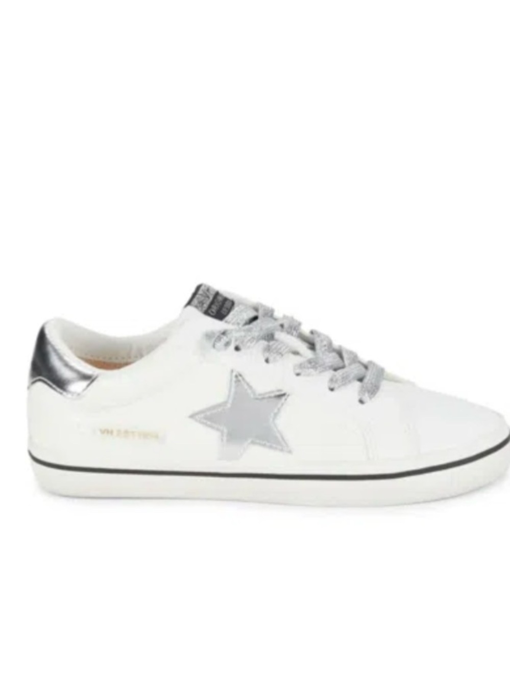 Vintage Havana Women's Ruthy Glitter Star Sneakers – White – Size 11 - NIB